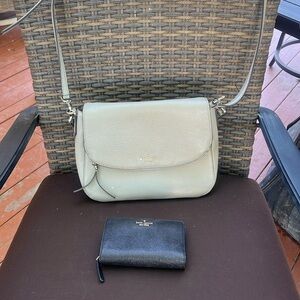 Kate spade cross body and wallet